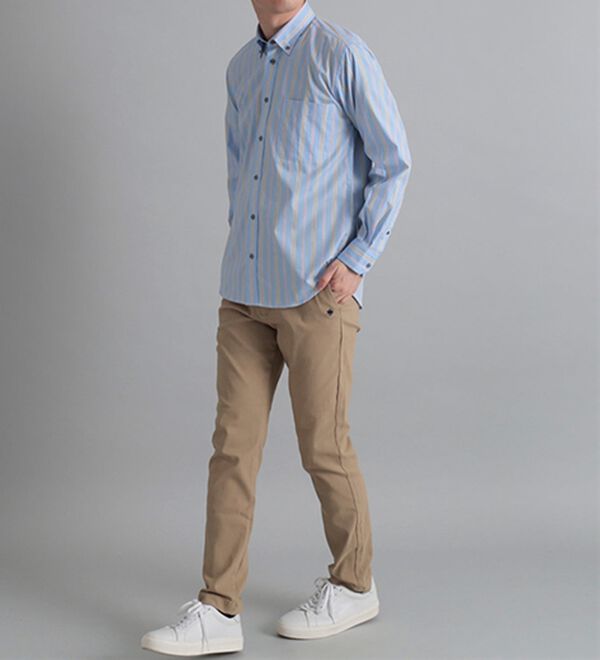 「＜コムルヴァン・オム＞毎日快適ソフトオックスシャツ（メンズシャツ）」｜詳細画像