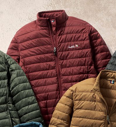 「＜アーノルド　パーマー＞ポケッタブルダウンジャケット（メンズブルゾン）」