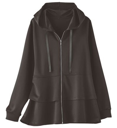 BELLUNA（ベルーナ）の「エコダンボール素材ティアードパーカー（パーカー）」