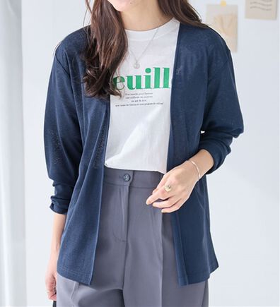 Viola e Viola（ヴィオラ エ ヴィオラ）の「【選べる丈】こなれカーデ（その他カーディガン）」