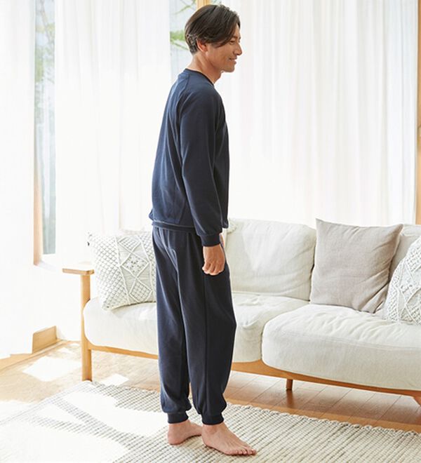 「毎日活躍！スウェット上下セット（メンズルームウェア）」｜詳細画像