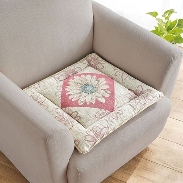 「イタリア製ジャカード織シートクッション「マルゲリータ」（クッション・クッションカバー）」｜詳細画像