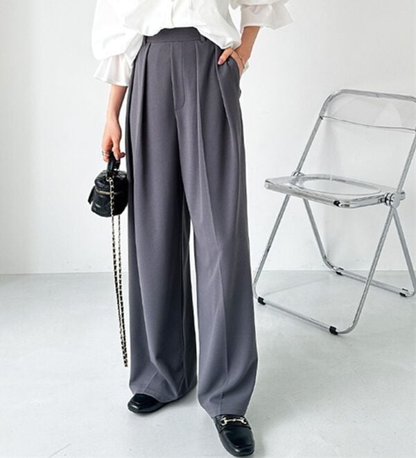 GeeRA（ジーラ）の「インタックスラックスワイドパンツ（フルレングスパンツ）」｜詳細画像