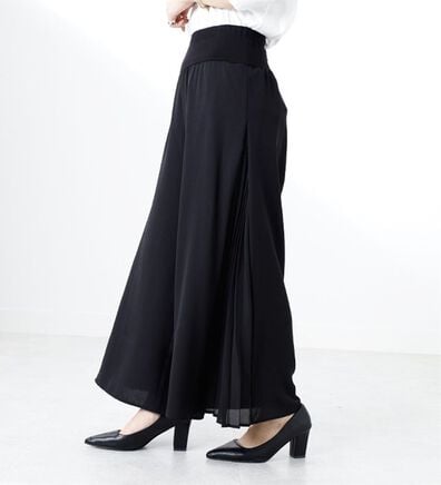 BELLUNA（ベルーナ）の「【Ｌａｇｒｉｌｕａ】サイドプリーツ使いワイドパンツ（ワイドパンツ・ガウチョ）」