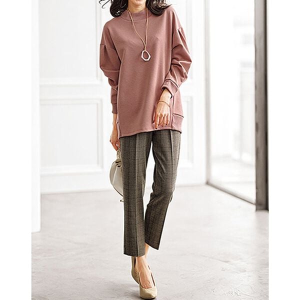 BELLUNA（ベルーナ）の「ウール調素材美脚テーパードパンツ（テーパードパンツ）」｜詳細画像