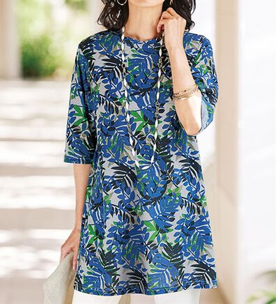 BELLUNA（ベルーナ）の「プリントロングプルオーバー（カットソー）」