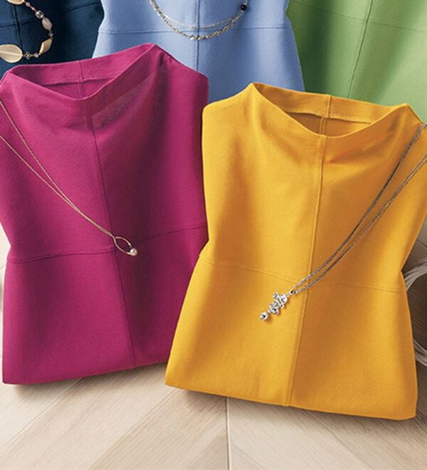 ルフラン（ルフラン）の「お茶の加工で安心大人のチュニック（チュニック）」｜詳細画像