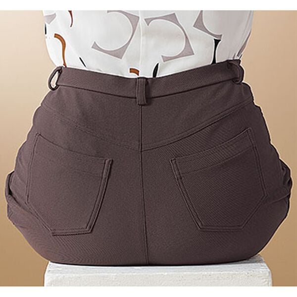 BELLUNA（ベルーナ）の「ハイテンションカルゼ素材美脚パンツ（セミワイド）（ワイドパンツ・ガウチョ）」｜詳細画像