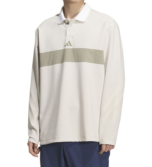 「＜ａｄｉｄａｓ＞ビヨンドザ　長袖ポロシャツ（メンズポロシャツ）」｜詳細画像