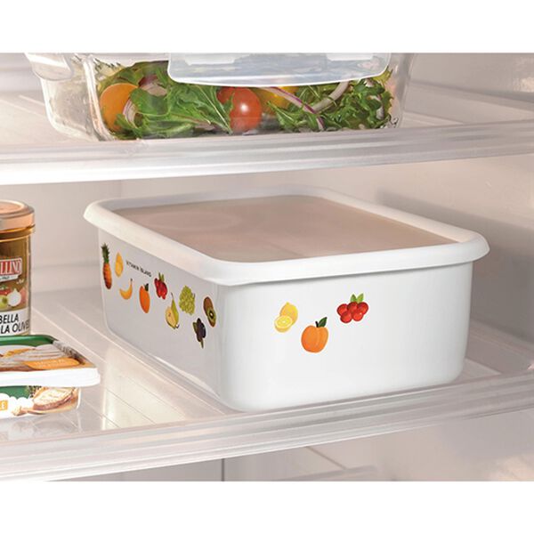 「ホーロー角型保存容器（水抜き容器付）（その他キッチン用品）」｜詳細画像