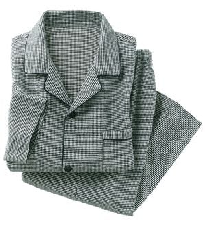 「綿１００％ふんわり起毛パジャマ（メンズルームウェア）」｜チドリ