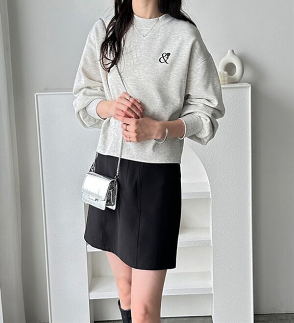 GeeRA（ジーラ）の「アンドハートショートスウェット（カットソー）」｜詳細画像