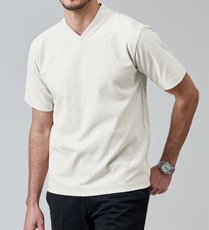 「ジャカードジャケットインＴシャツ（メンズＴシャツ）」｜詳細画像