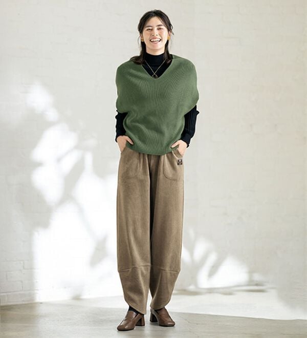 ルフラン（ルフラン）の「【３本組】理想の裏ファー。バレルパンツ（その他パンツ）」｜詳細画像