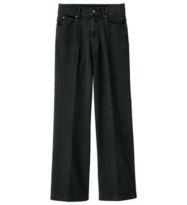 RANAN（ラナン）の「きれい見えストレッチワイドデニム（フルレングスパンツ）」｜詳細画像