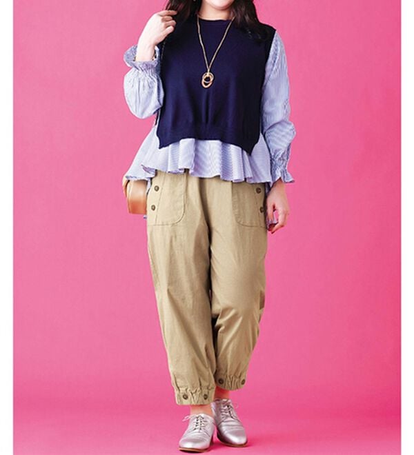 ルフラン（ルフラン）の「【３本組】ほどゆる夏パンツ＜ポポフル＞（その他パンツ）」｜詳細画像