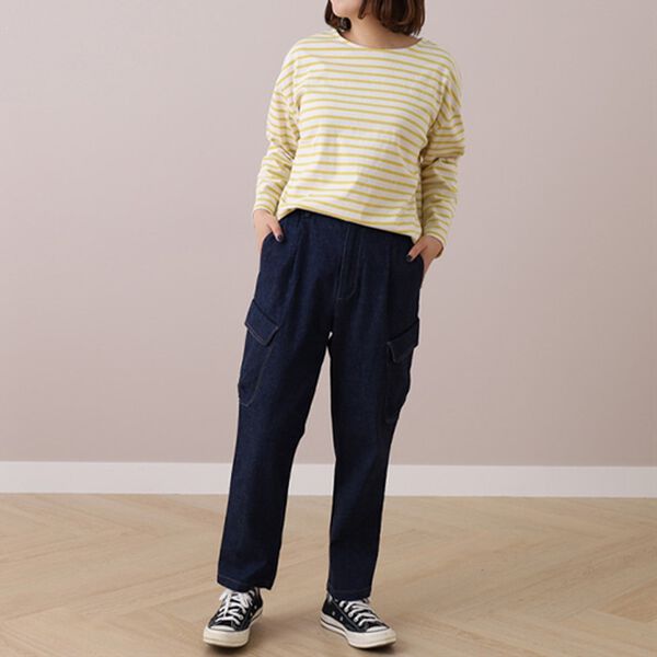 BELLUNA（ベルーナ）の「＜ｓｏｒａｆｕｋｕ＞ポケット使いテーパードパンツ（テーパードパンツ）」｜詳細画像
