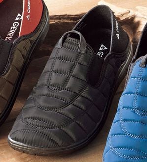 「＜ジェリー＞ゆったり履ける！モックシューズ（メンズスニーカー）」｜ブラック