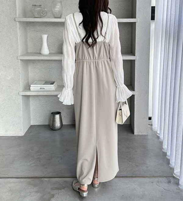 GeeRA（ジーラ）の「フリルキャミワンピース（カットソーワンピース）」｜詳細画像