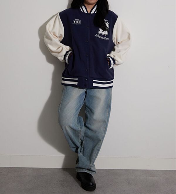 BELLUNA（ベルーナ）の「＜Ｄｉｓｎｅｙ＞【１０１匹わんちゃん】フリースボンディングスタジャン（ハーフコート）」｜詳細画像