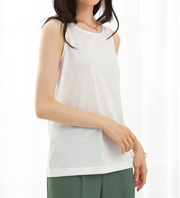 BELLUNA（ベルーナ）の「ラッセルレースパフ袖アンサンブル（アンサンブル）」｜詳細画像