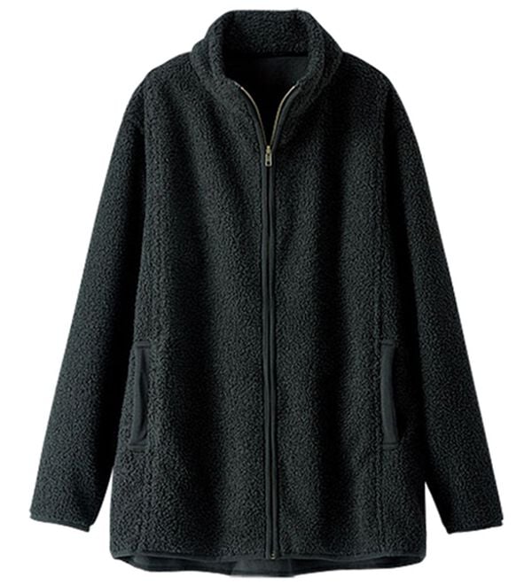 BELLUNA（ベルーナ）の「裏フリースボア素材スタンドネックブルゾン（ブルゾン）」｜詳細画像