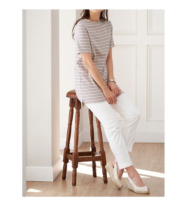 BELLUNA（ベルーナ）の「オーガニック超長綿１００％チュニック（チュニック）」｜詳細画像