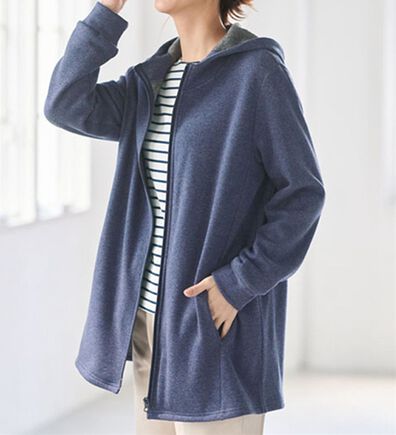 BELLUNA（ベルーナ）の「まるで着る毛布！静電防止付裏ファーブルゾン（その他カーディガン）」