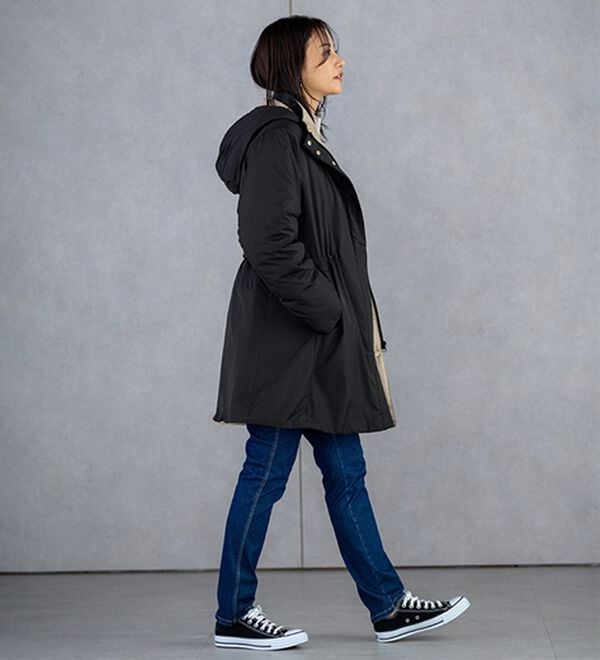 BELLUNA（ベルーナ）の「Ａｉｒｙ　＆Ｗａｒｍ　あったか軽量デザインコート（ロングコート）」｜詳細画像
