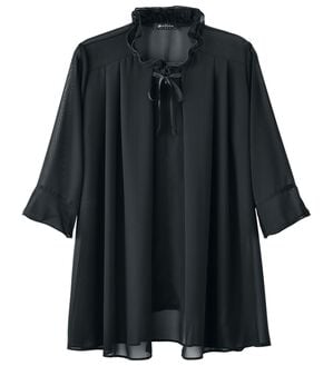 「洗えるサマーシフォンチュニック（チュニック）」｜詳細画像