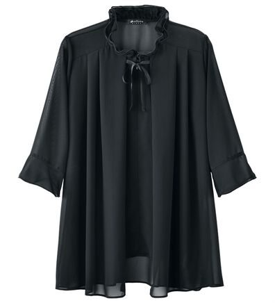 「洗えるサマーシフォンチュニック（チュニック）」