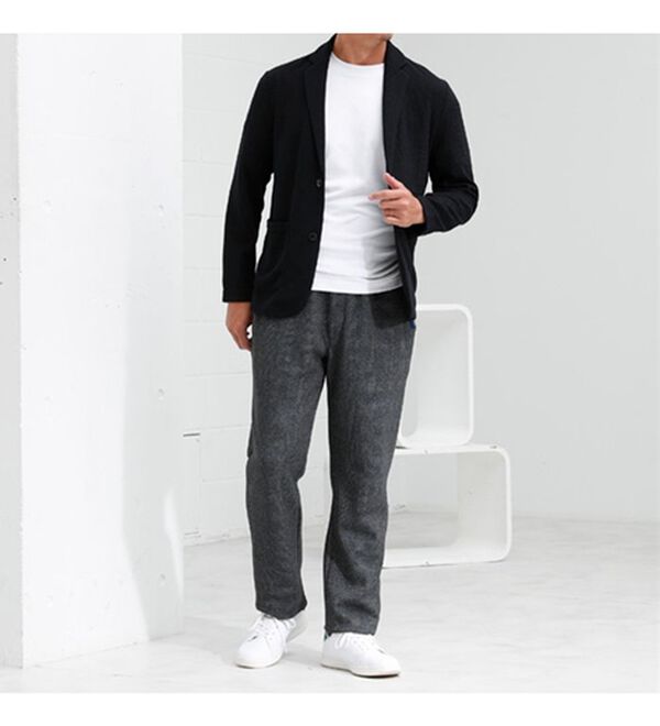 「【３本組】そのままお出かけジャージパンツ（メンズフルレングスパンツ）」｜詳細画像