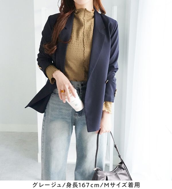 alotta（アロッタ）の「頼れる着回し力！立体ジャガード素材インナープルオーバー（カットソー）」｜詳細画像