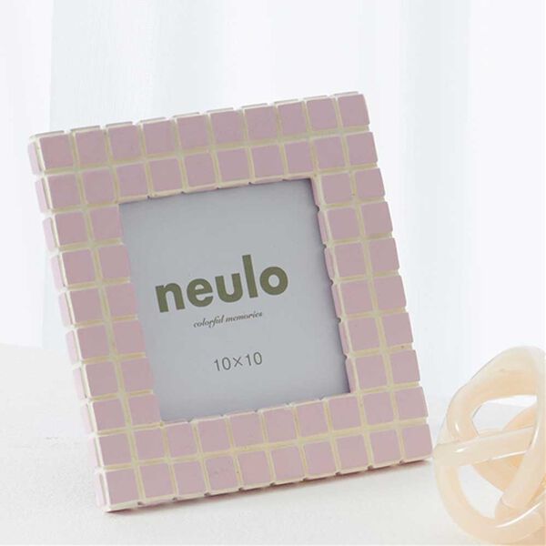 iellio（イエリオ）の「ｎｅｕｌｏ　チェック・フォトフレーム（インテリア雑貨）」｜詳細画像