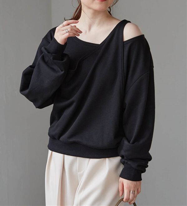 RANAN（ラナン）の「レイヤードデザインスウェット（トレーナー・スウェット）」｜詳細画像