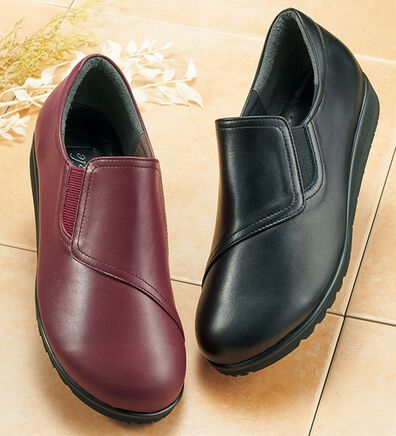 ルフラン（ルフラン）の「ゆったり５Ｅ斜め切替スリッポン（スリッポン）」