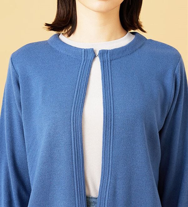BELLUNA（ベルーナ）の「嬉しい機能付！ミラノリブカーディガン（ニットカーディガン）」｜詳細画像