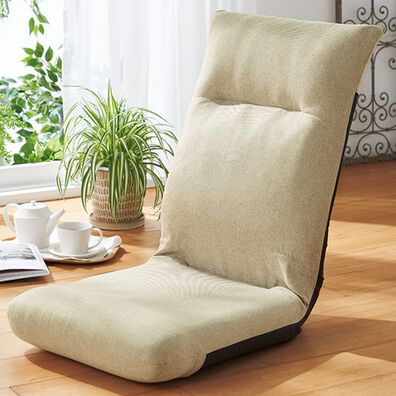 「腰と頭を支えるハイバック座椅子（座椅子）」