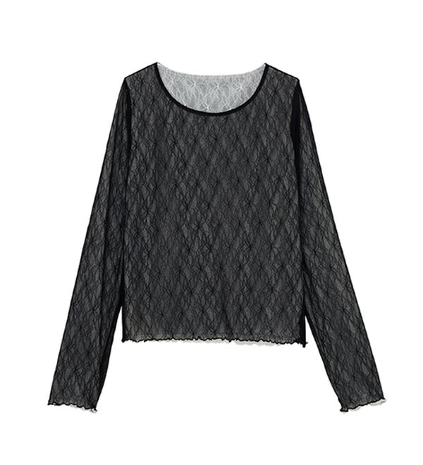 RANAN（ラナン）の「リバーシブルシアーレースＴ（カットソー）」｜詳細画像