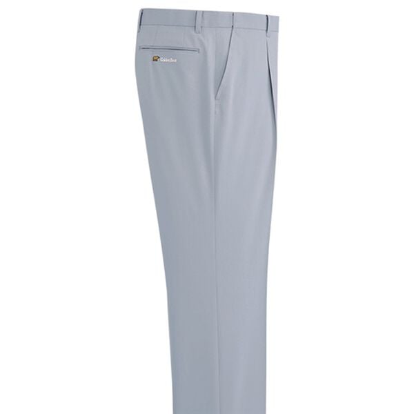 「＜ゴールデンベア＞しわになりにくい綿タッチスラックス（メンズスラックス）」｜サックス