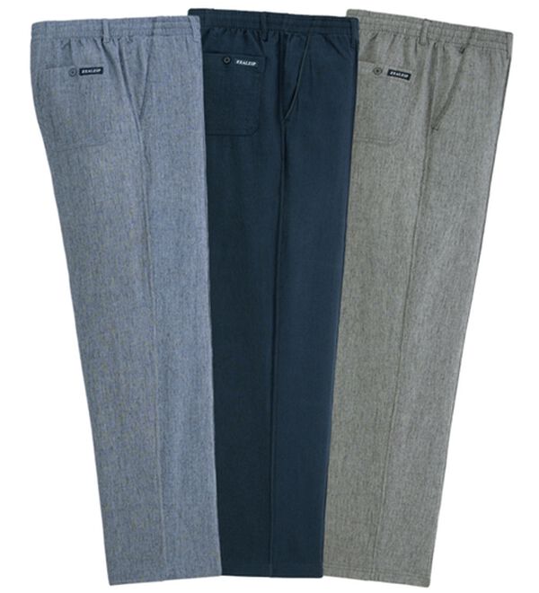 「【３本組】涼やか楊柳リラックスパンツ（メンズルームウェア）」｜3本組