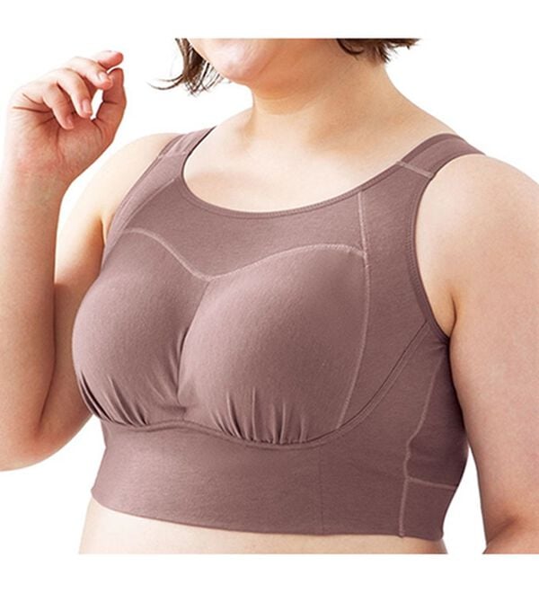 LAVIENNE（ラヴィエンヌ）の「オフの日のバストを守るブラ（ブラジャー）」｜ブラウン