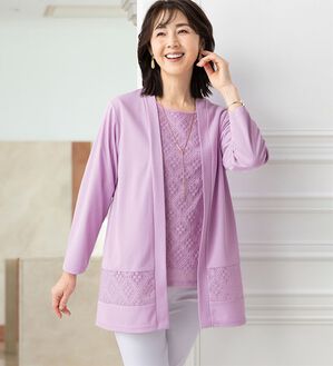 ルフラン（ルフラン）の「上品レース使いアンサンブル（アンサンブル）」｜詳細画像