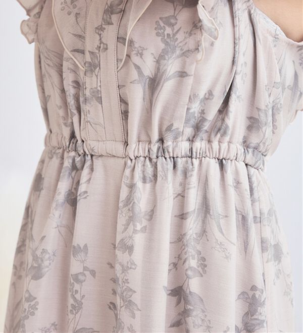 alotta（アロッタ）の「ニュアンス花柄ラッフルデザインワンピース（その他ワンピース）」｜詳細画像