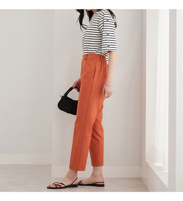 BELLUNA（ベルーナ）の「＜ＳＯＬＯＴＥＸ（Ｒ）＞美脚見えテーパードパンツ（テーパードパンツ）」｜詳細画像