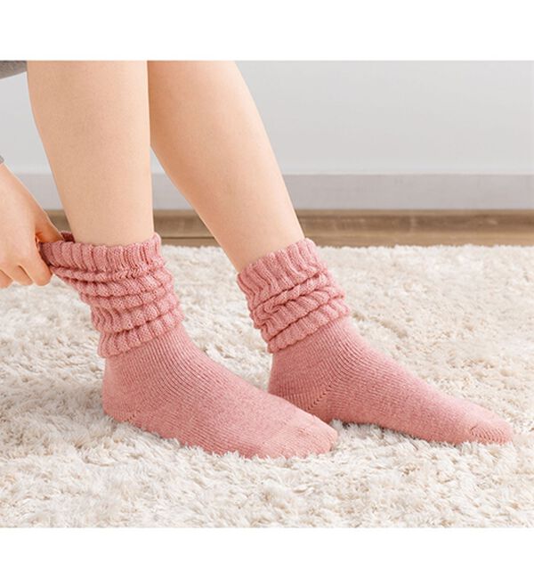 「＜グンゼ＞アセドロンウール入りパイルソックス（靴下・ストッキング）」｜詳細画像