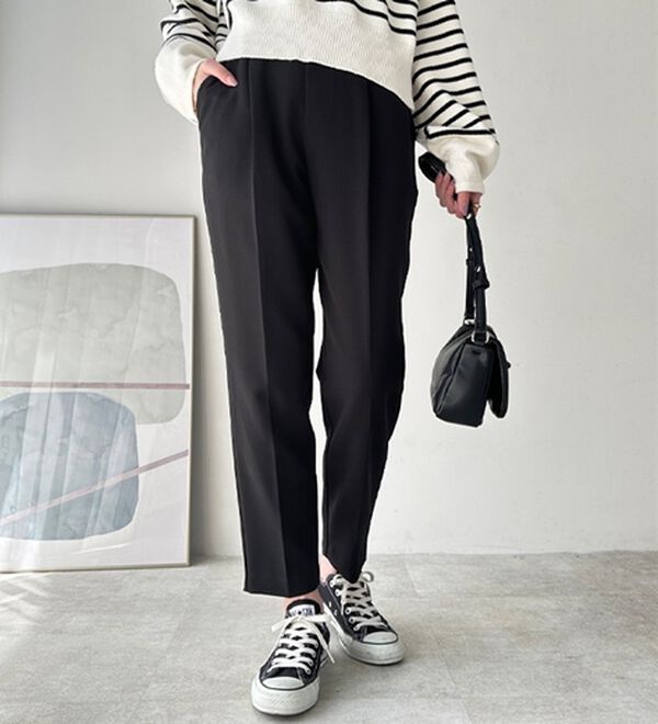 GeeRA（ジーラ）の「美脚きれい魅せ！テーパードパンツ（フルレングスパンツ）」｜詳細画像