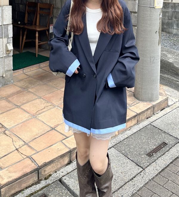 GeeRA（ジーラ）の「レイヤードデザインジャケット（その他ジャケット）」｜詳細画像