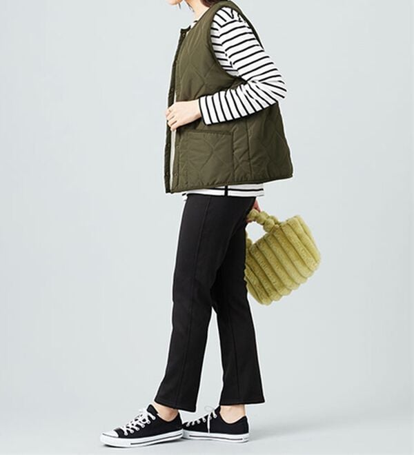 BELLUNA（ベルーナ）の「あったか裏起毛！ホカロンパンツ（フルレングスパンツ）」｜詳細画像