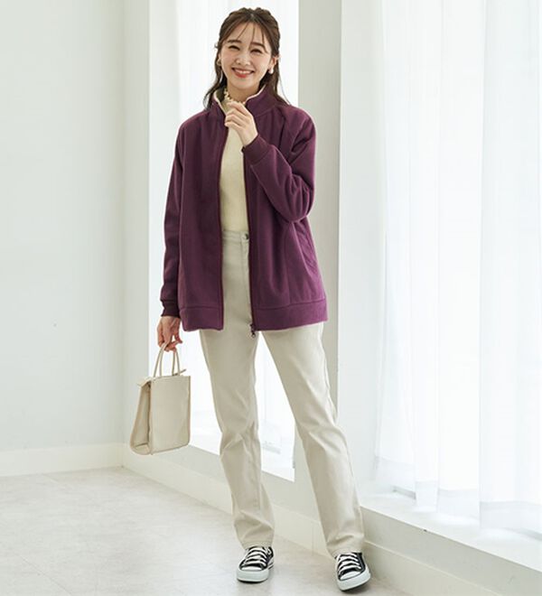 BELLUNA（ベルーナ）の「防風シート入り裏ボアあったかジャケット（ブルゾン）」｜詳細画像